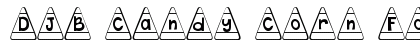 DJB Candy Corn Font Regular Font Preview