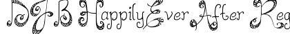 DJB HappilyEverAfter Regular Font Preview