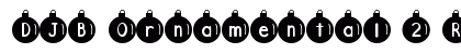 DJB Ornamental 2 Regular font free download