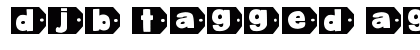 DJB Tagged Again Regular Font Preview