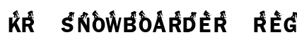 KR Snowboarder Regular font free download