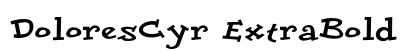 DoloresCyr ExtraBold Preview
