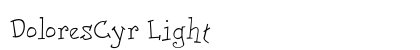 DoloresCyr Light font free download