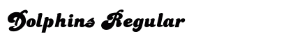 Dolphins Regular font free download