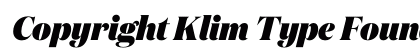 Copyright Klim Type Foundry Not Licensed for Desktop Use Preview