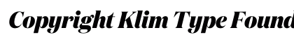 Copyright Klim Type Foundry Not Licensed for Desktop Use Preview