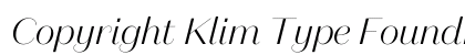 Copyright Klim Type Foundry Not Licensed for Desktop Use Preview