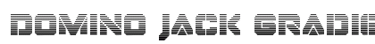 Domino Jack Gradient Regular Font Preview