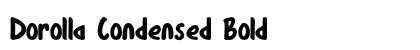 Dorolla Condensed Bold Preview