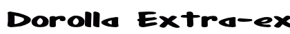 Dorolla Extra-expanded Bold Preview