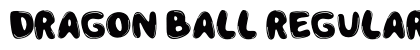 Dragon Ball Regular Font Preview