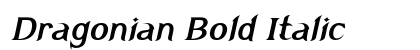 Dragonian Bold Italic Preview