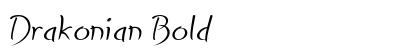 Drakonian Bold font free download