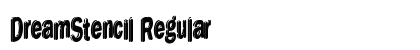 DreamStencil Regular font free download