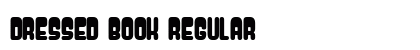 Dressed Book Regular font free download