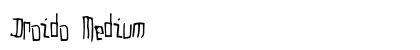 Droido Medium font free download