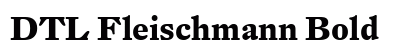DTL Fleischmann Bold Preview