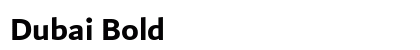 Dubai Bold font free download