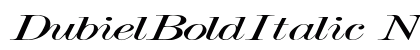 Dubiel_BoldItalic Normal font free download