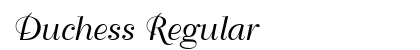 Duchess Regular font free download