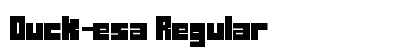 Duck-esa Regular font free download