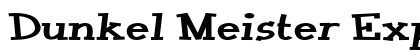 Dunkel Meister Expanded Bold Preview