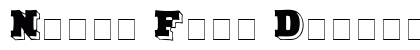North Face Display Caps SSi Regular font free download