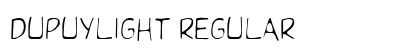 DupuyLight Regular Preview