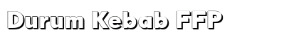 Durum Kebab FFP font free download