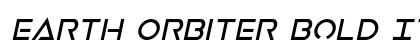 Earth Orbiter Bold Italic Bold Italic font free download