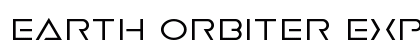 Earth Orbiter Expanded Expanded font free download