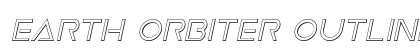 Earth Orbiter Outline Italic Outline Italic font free download