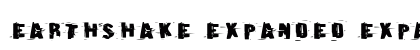 Earthshake Expanded Expanded font free download