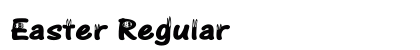 Easter Regular Font Preview Easter Regular Font Preview