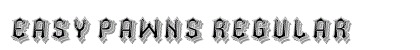 Easy Pawns Regular Font Preview