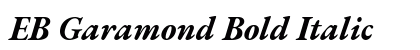 EB Garamond Bold Italic Preview