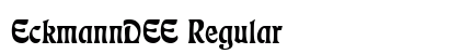 EckmannDEE Regular font free download