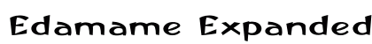 Edamame Expanded Bold Preview