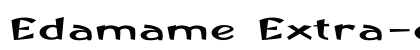 Edamame Extra-expanded Bold Preview