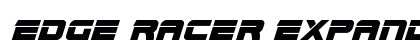 Edge Racer Expanded Super-Italic Expanded Italic font free download