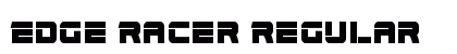 Edge Racer Regular Font Preview
