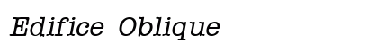 Edifice Oblique Preview
