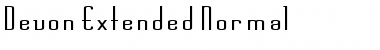 Devon-Extended Normal Font