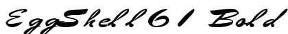 EggShell61 Bold Font Preview