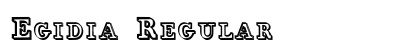 Egidia Regular Font Preview