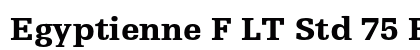 Egyptienne F LT Std 75 Black Preview