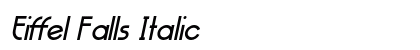 Eiffel Falls Italic font free download