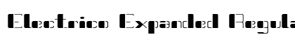 Electrico Expanded Regular font free download