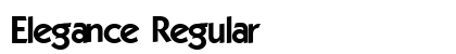 Elegance Regular font free download