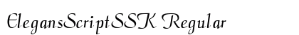 ElegansScriptSSK Regular font free download